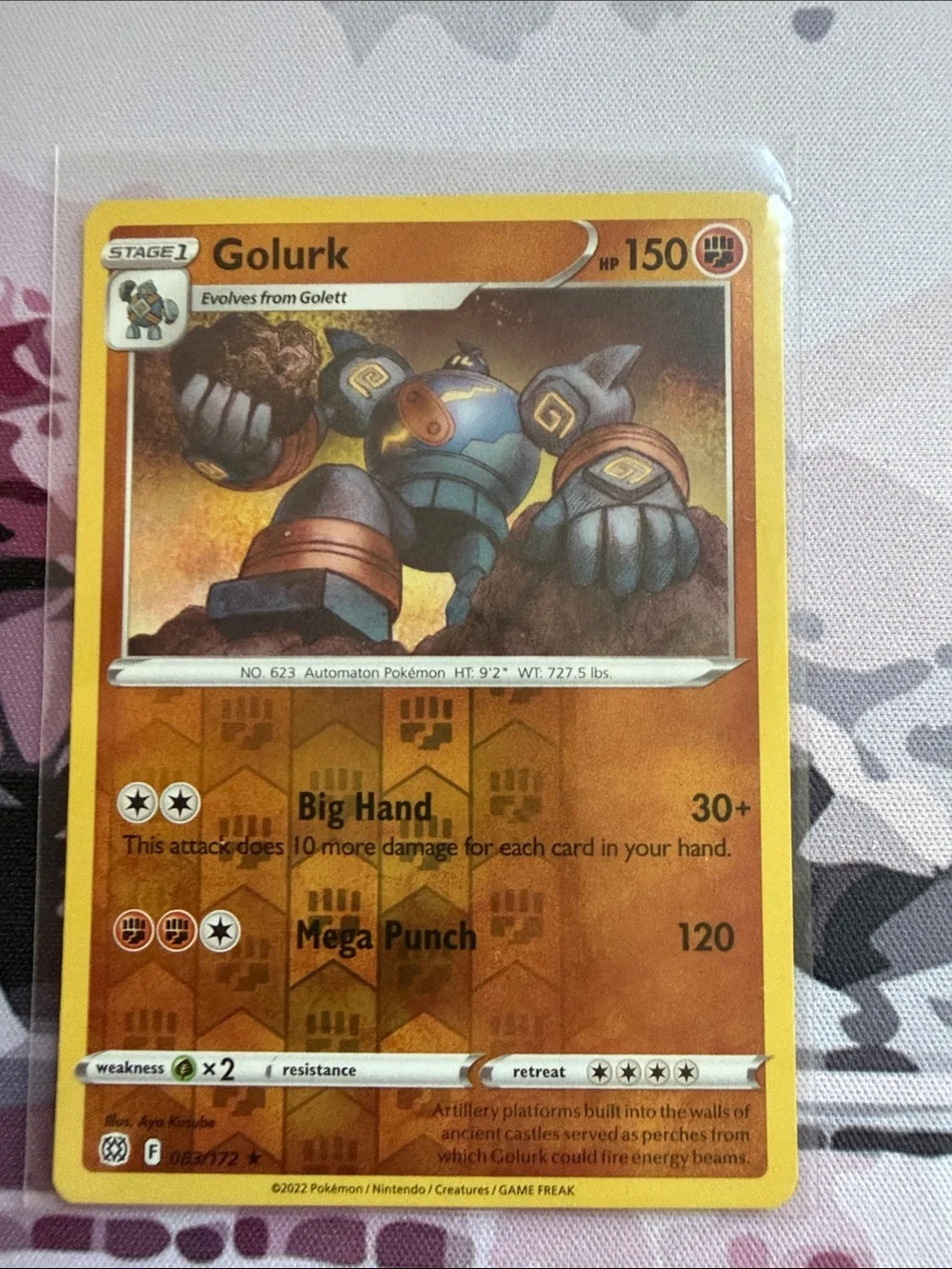 Golett & Golurk Evolution Pokémon Lot | 3 Cards | Reverse Holo ✨5/$25✨